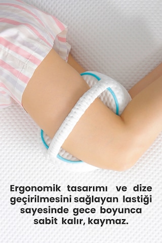 Viscofoam Diz Arası Ortopedik Yastık Bacak Arası Yastığı Visco Yastık