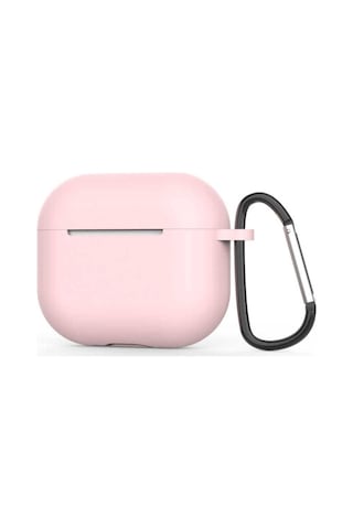 Apple AirPods Uyumlu 3. Nesil Zore Standart Silikon Kılıf Pembe