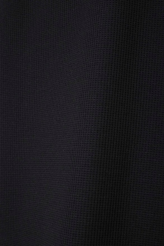 Süvari Siyah Regular Düz Baskısız Waffle Düğmeli Polo Yaka Tişört Sts1014000004-s09