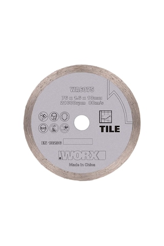 Worx Wa6075 Wx801 İçin 76x10mm Fayans, Seramik, Mermer Elmas Kesme Diski Fr Wa6075