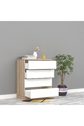Parma Şifonyer Mdf Beyaz