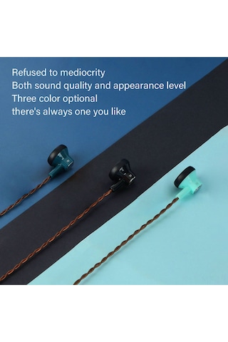 Mufunye Jcally Ep02 Kulak İçi Kulaklık 3.5mm Kablolu - Doğal Ses, Gürültü Engelleme, Mikrofonlu - Lacivert