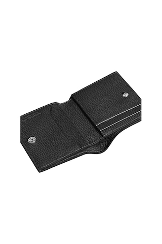Montblanc Grain Deri 4 Bölmeli Cüzdan 222995 Siyah