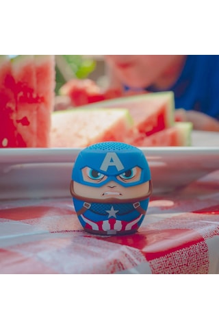 Bitty Boomers Marvel Captain America Figürlü Lisanslı Mini Bluetooth Hoparlör
