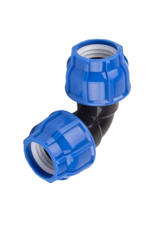 Kaplin Geçme Dirsek 32x32 - 5 Adet, Sulama Borusu 90" Dönüş