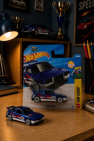 Hot Wheels Drift Box - Hw Euro 2026 Özel Seri Metal Oyuncak Araba Çok Renkli