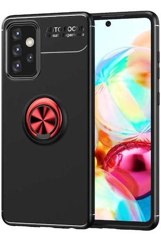 Galaxy A52 Kilif Zore Ravel Yüzüklü Silikon Kilif 484334078