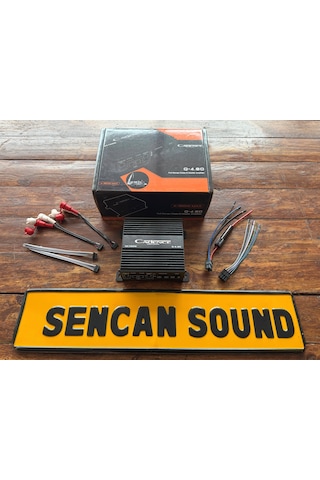 Cadence Q-4.80 4x160watt Mini Teyp Arkası Anfi