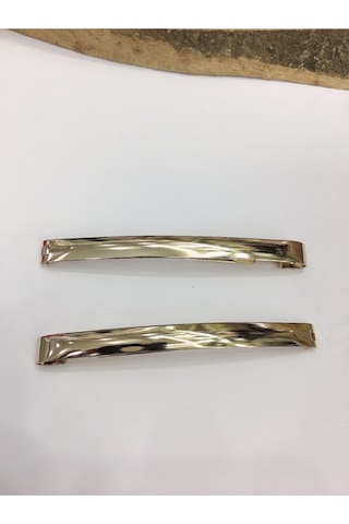 Metal Klasik Saç Tokası 2 Adet