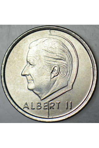Belçika 1 Frank 1998 Belgıque. Çilaltı.