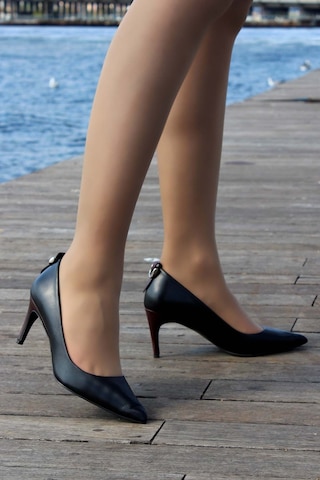 Fast Step Hakiki Deri Kadın İnce Topuk Ayakkabı 019za21-499 001