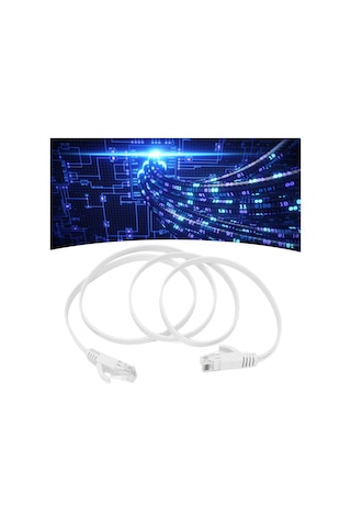 Lemestar 10m Cat6 Rj45 Kablo, 10gbps Hızlı Veri Transferi, Saf Bakır 8 Çekirdek, Pvc Kaplama, Router-pc-smart Tv Uyumlu