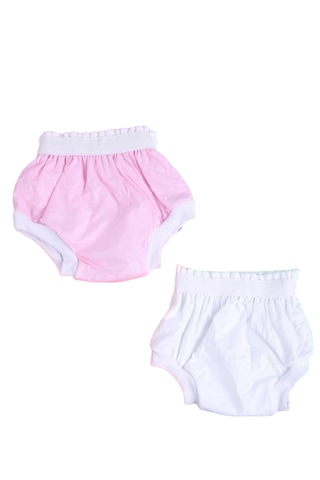 Babyhola 15-20kg 2'li Yıkanabilir Yüksek Emici Alıştırma Külodu Pembe-beyaz 1400
