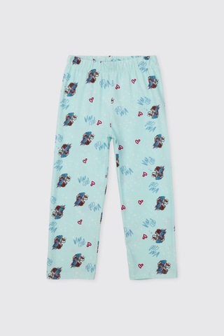 Panço Kız Çocuk Mavi Pijama Takımı 2611gk39006