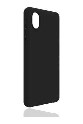 Samsung Uyumlu Galaxy A01 Core Kılıf Zore Biye Silikon Siyah