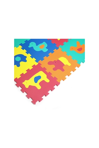 Baby Toys STT-1001B3_Hayvanlar Eva 10 Parça Bebek Puzzle Oyun Matı Yer Karosu
