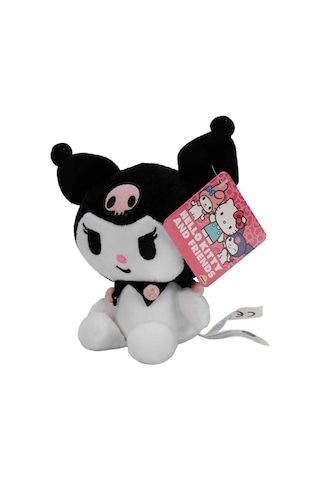 Hello Kitty Ve Arkadaşları - 15 Cm Yumuşak Peluş Kuromi Çok Renkli