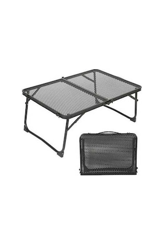Bloomnest Pratik Renkli Piknik Panel Örgülü Masası Yüzeyi, Taşınabilir Kamp Masası, Katlanır Kanatlı, Hafif Çelik Barbekü Açık - Çok Renkli Çok Renkli