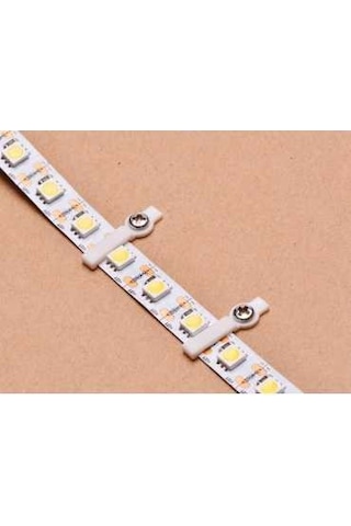 Şerit Led Sabitleme Aparatı Ip20 (10 Adet) Vida Dahil