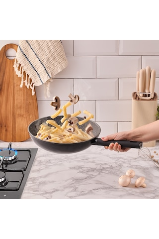 Aryıldız Caja Wok Tava 28 Cm Renkli