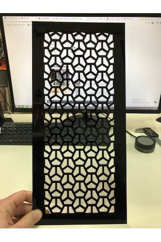 Gametech Zeus Perans  Ön Panel Düz Model-Siyah