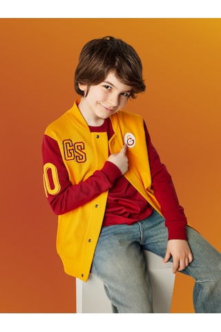 Gsstore Galatasaray Çocuk Ceket C251040 Sarı - Kırmızı