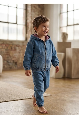 Baby Lory Kids Store Erkek Çocuk Kot Takım Açik Mavi