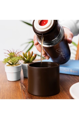 Isim Imza Tasarımlı Çelik Termos Parlak Kırmızı