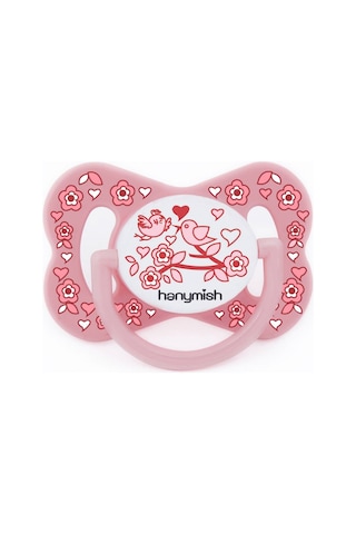 Hanymish Happy Silikon Damaklı Emzik No:2 Çok Renkli