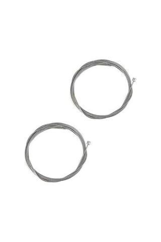 Bisiklet Vites Teli 205 Cm Ön Arka Uyumlu 2 Adet Gri