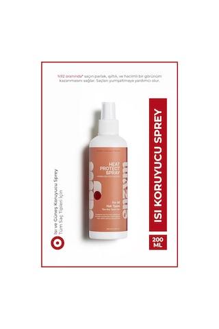 Enzym Cosmetics Isı Ve Güneş Koruyucu Etkili Saç Spreyi 200 ML