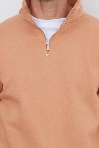 Tudors Unisex Relax Fit Rahat Kesim Pamuklu İçi Polarlı Yarım Fermuarlı Yavruağzı Dik Yaka Sweatshirt-35160 Çok Renkli