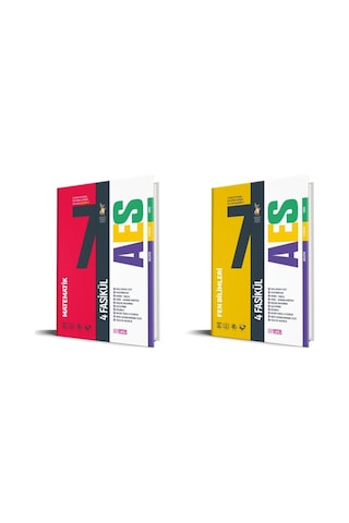 Optik 2026 7. Sınıf Matematik + Fen Bilimleri Aes Fasikül Seti 2 Kitap