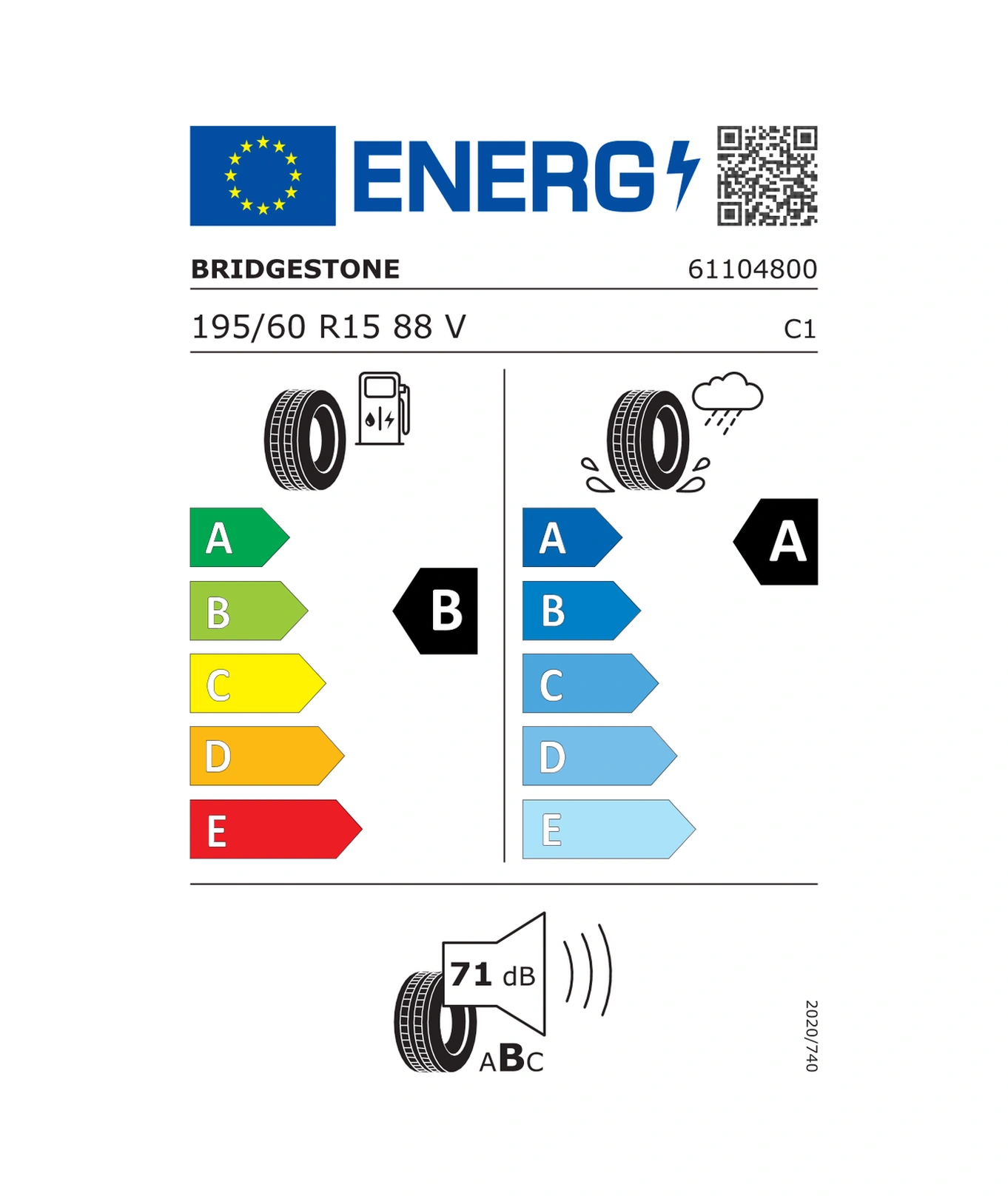 Bridgestone 195/60R15 88V T005 Yaz Lastiği - 2026