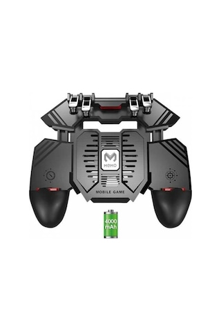 Polham 4000mah Powerbankli Telefon Soğutuculu Fanlı Oyun Kolu, Pubg Ateş Tuşlu Soğutuculu Oyun Kolu