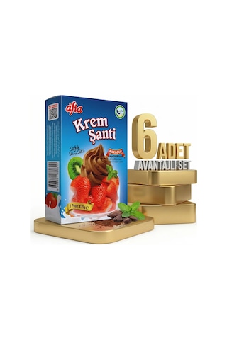 Afia Kakaolu Krem Şanti 6x150 Gr