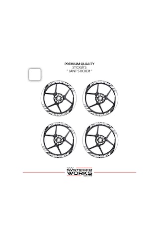 Honda Forza Geniş Jant Kaplama Sticker Etiket Modeli 16lı Set Sticker Yüksek Kalite 22823801