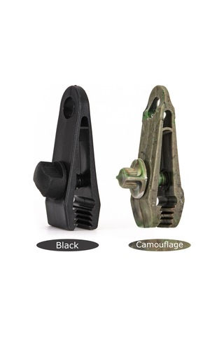 Xiyyadms 10 Adet Siyah Plastik Çadır Klipsi - 80mm Büyük Boy, 22g Hafif, Çadır Tutanaklama Aracı Siyah