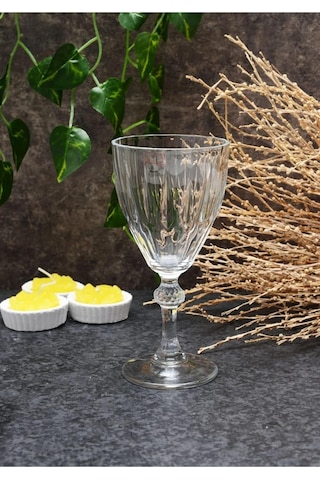 Paşabahçe Diamond Beyaz Şarap Bardağı, 190cc, 6 Adet Çok Renkli