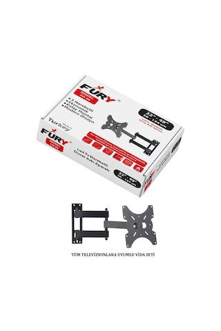Hareketli Lcd Led Televizyon Duvar Asma Aparatı 22- 32"ınch 56 - 82 Ekran Arası Tv Askı Aparatı