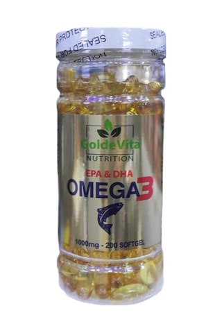 Goldevita  Omega 3 Balık Yağı 200 Yumuşak Softgel
