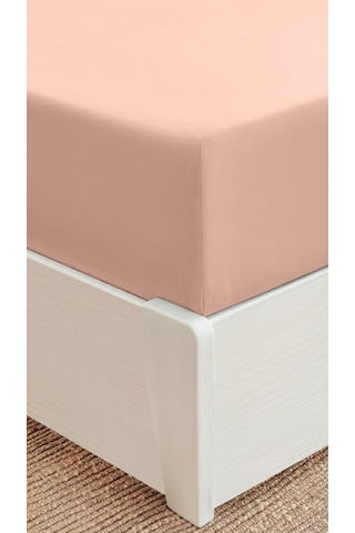 Altın Karma Havlu Lastikli Çarşaf Takımı 180x200 Cm 2 Adet 50x70 Cm Yastık Kılıfı Gül Kurusu