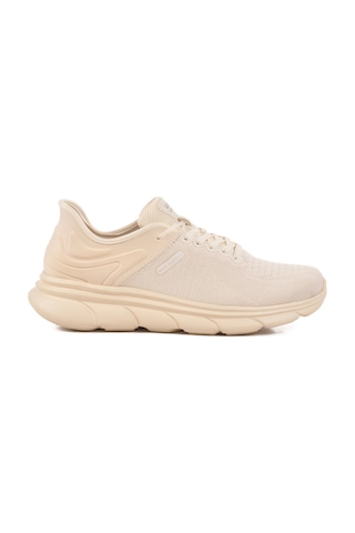 Walk Bej Fileli Hafif Erkek Spor Ayakkabı U06e M