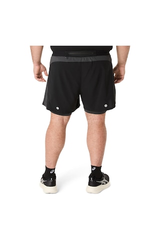 Asics Road 2n1 5ın Short Erkek Siyah Gri Şort 2011d245-001 Siyah