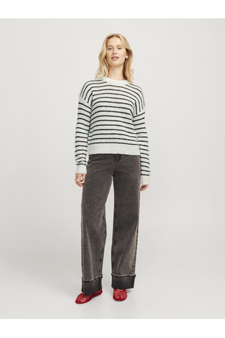 Jack & Jones Kadın Örgü Kazak Vanilya