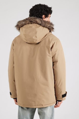 Jack & Jones Erkek Jjstar Rüzgar Geçirmez Kapüşonu Kürklü Parka 12256892 Vizon VIZON