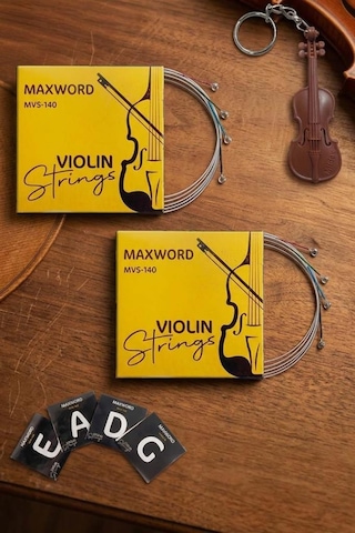 Maxword Mvs-140x 2 Li Paket Profesyonel Keman Teli Seti