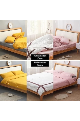 4 Adet Yorgan Kılıfı Ve Çarşaf Tutucu Sabitleyici Pratik