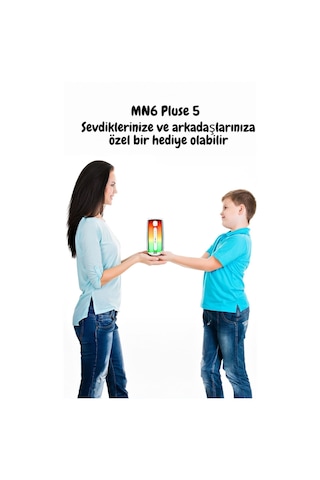 Pluse 5 Mikrofonlu Ses Bombası/360 Ledli Hoparlör/led Işıklı Gece Lambası/dekoratif Aydınlatma