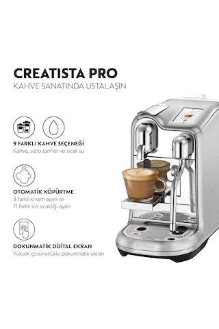 Nespresso J620 Creatista Pro Kapsüllü Kahve Makinesi